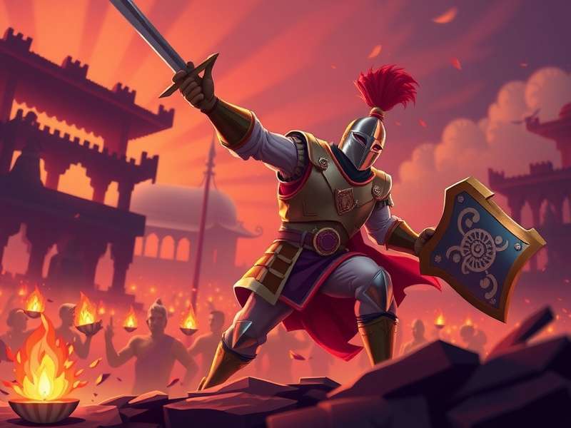 Morjim Courageous Knight heroic battle scene